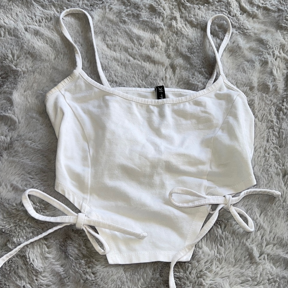 Tie side bandana tank top